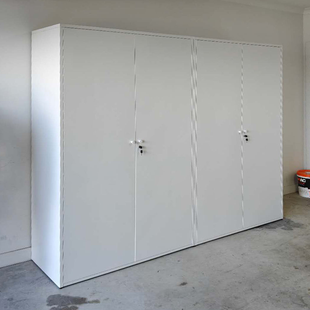 Free Delivery & Installation garage storage cabinet metal cupboard steel wardrobe