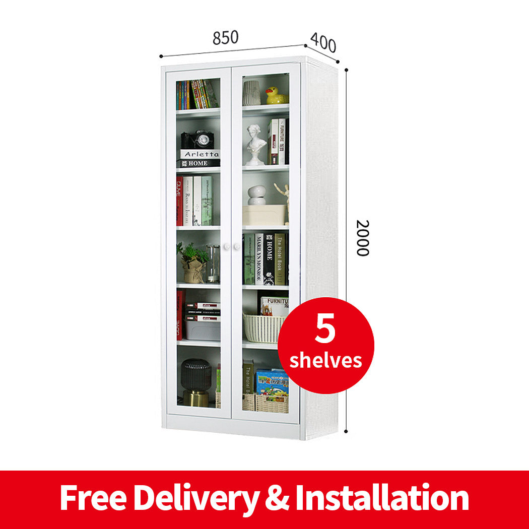 Bookcase with Glass Door