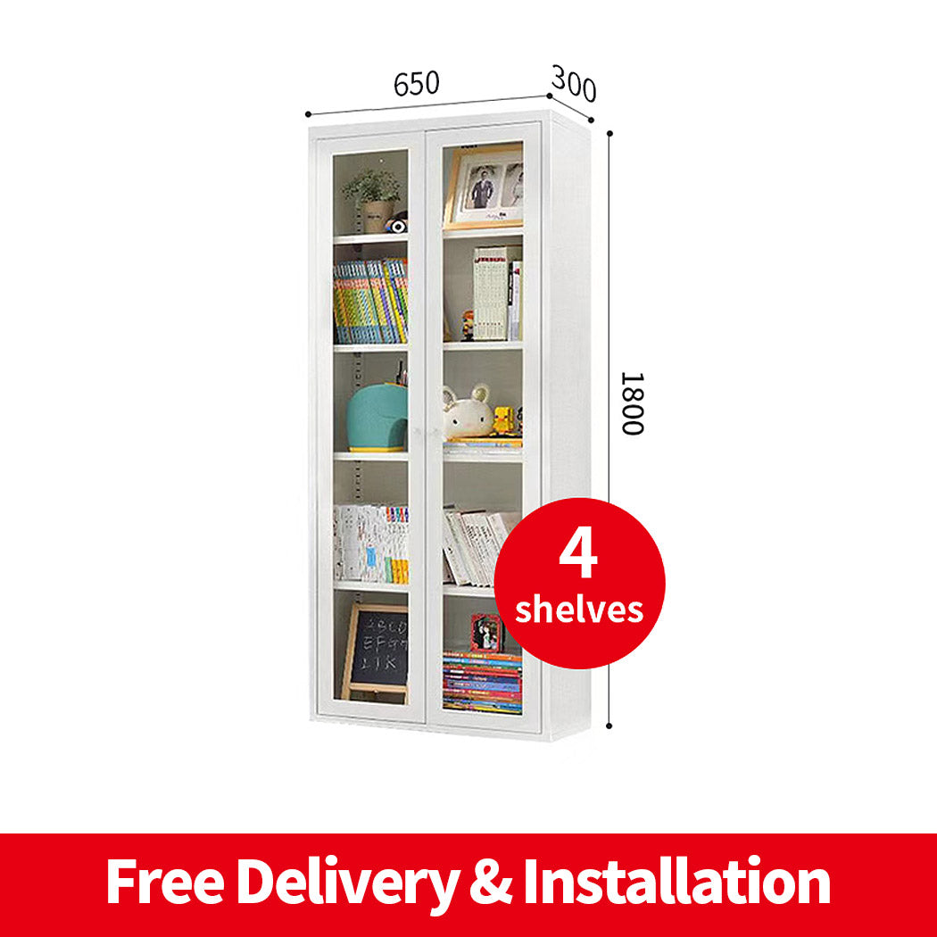 Bookcase with Glass Door