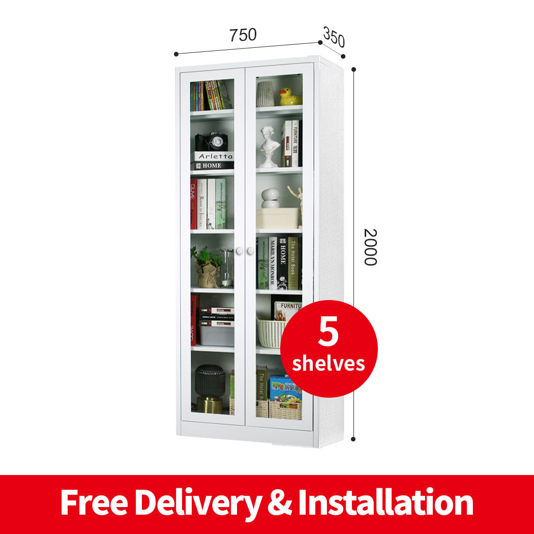 Bookcase with Glass Door