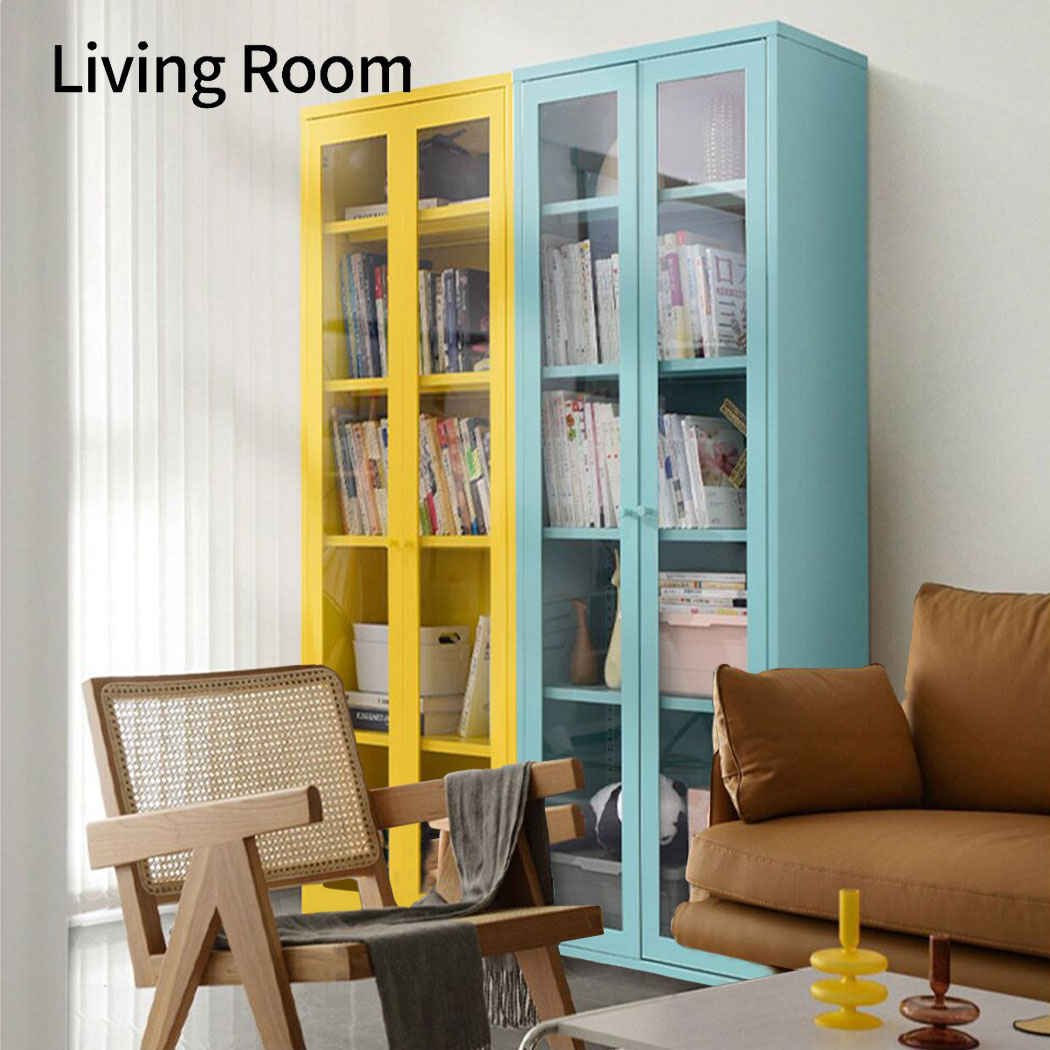 Bookcase with Sliding Door
