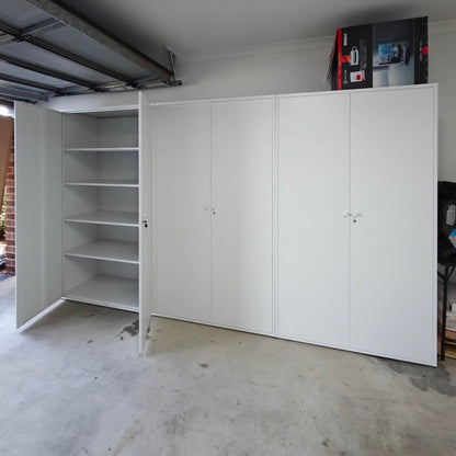 Free Delivery & Installation garage storage cabinet metal cupboard steel wardrobe