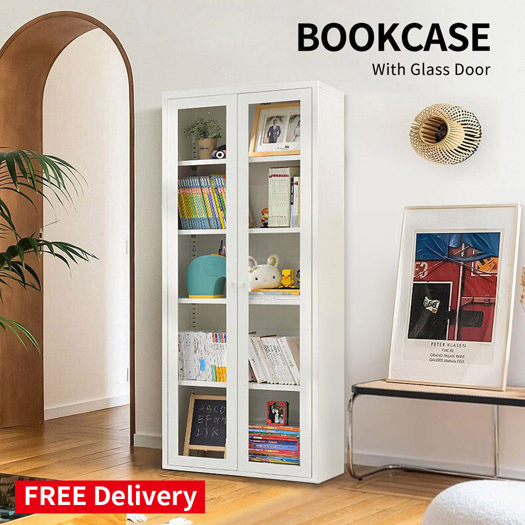 Bookcase with Glass Door