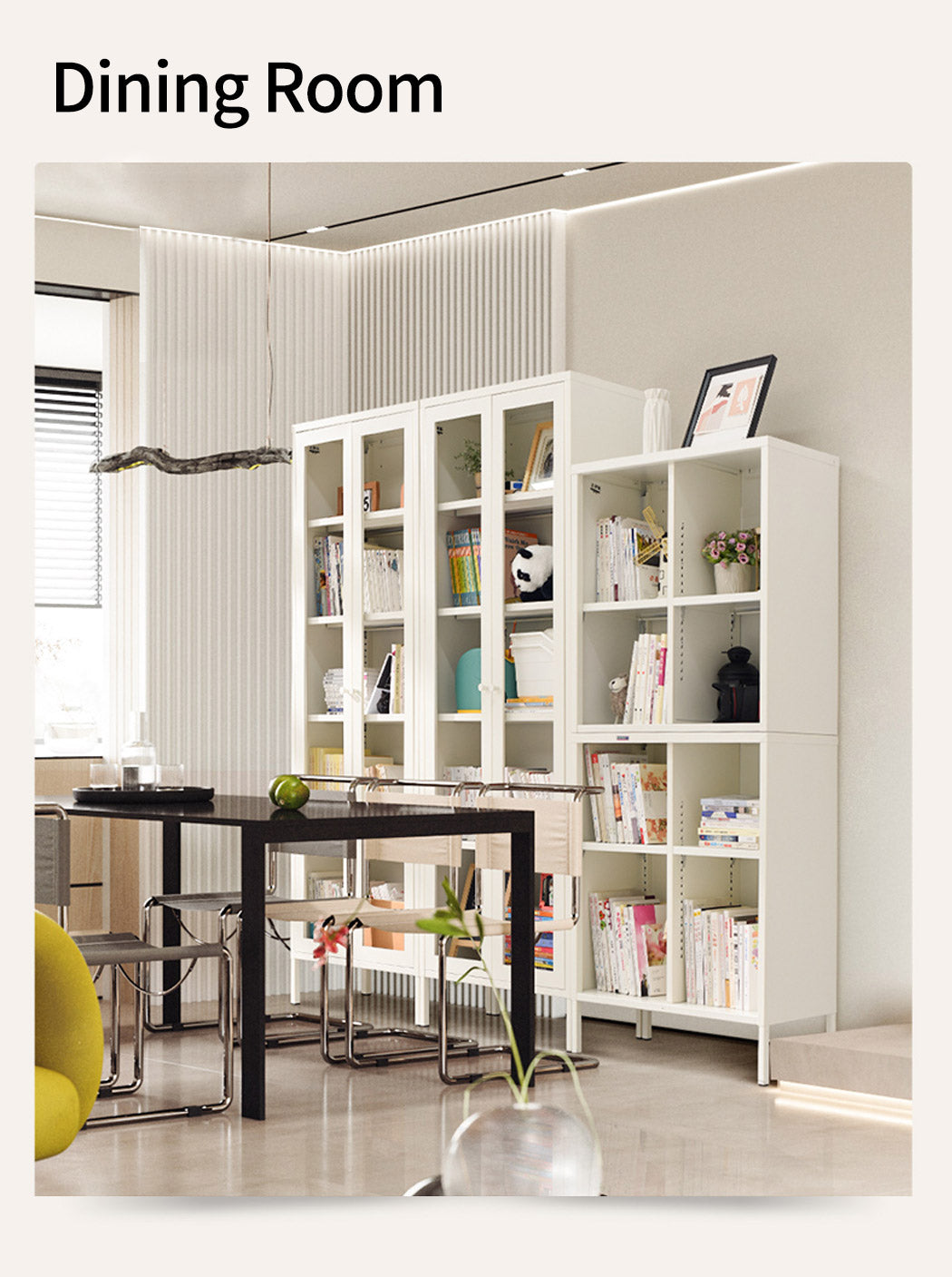 Bookcase with Glass Door