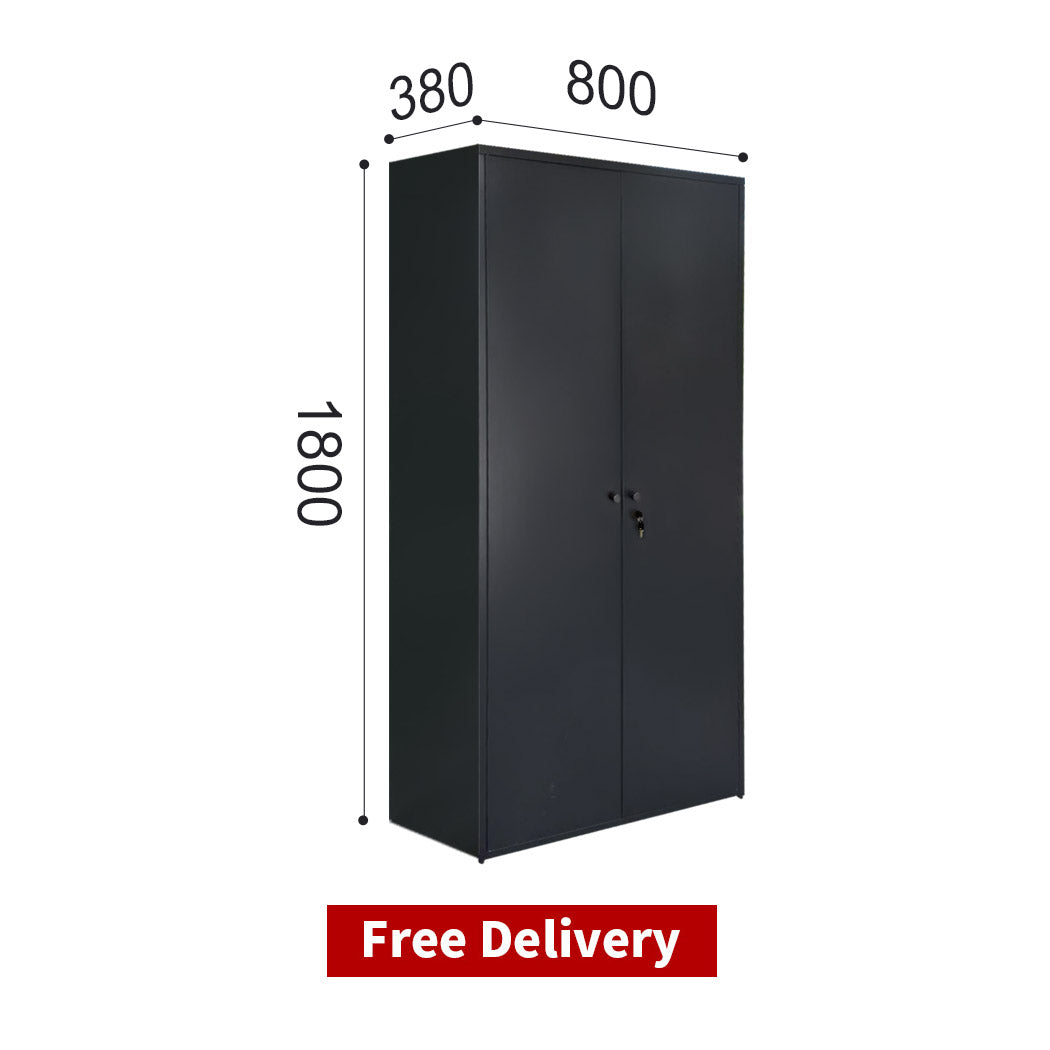 Free Delivery & Installation Metal garage storage cabinet steel two door warehouse cupboard