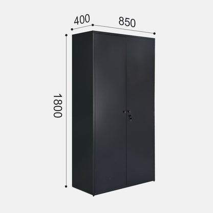 Metal garage storage cabinet steel two door warehouse cupboard