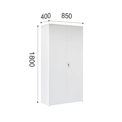 Metal garage storage cabinet steel two door warehouse cupboard