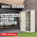 Garden Outdoor Storage sheds Box Garage balcony small Shed Garden Lockable
