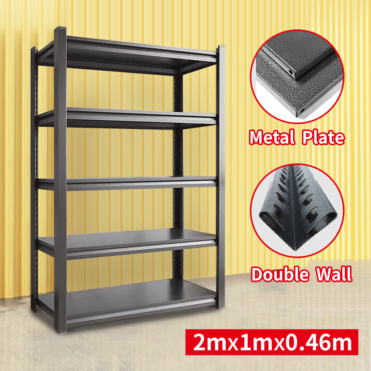 Garage Shelving unit Warehouse Rack Pallet Racking Storage Shelves Steel