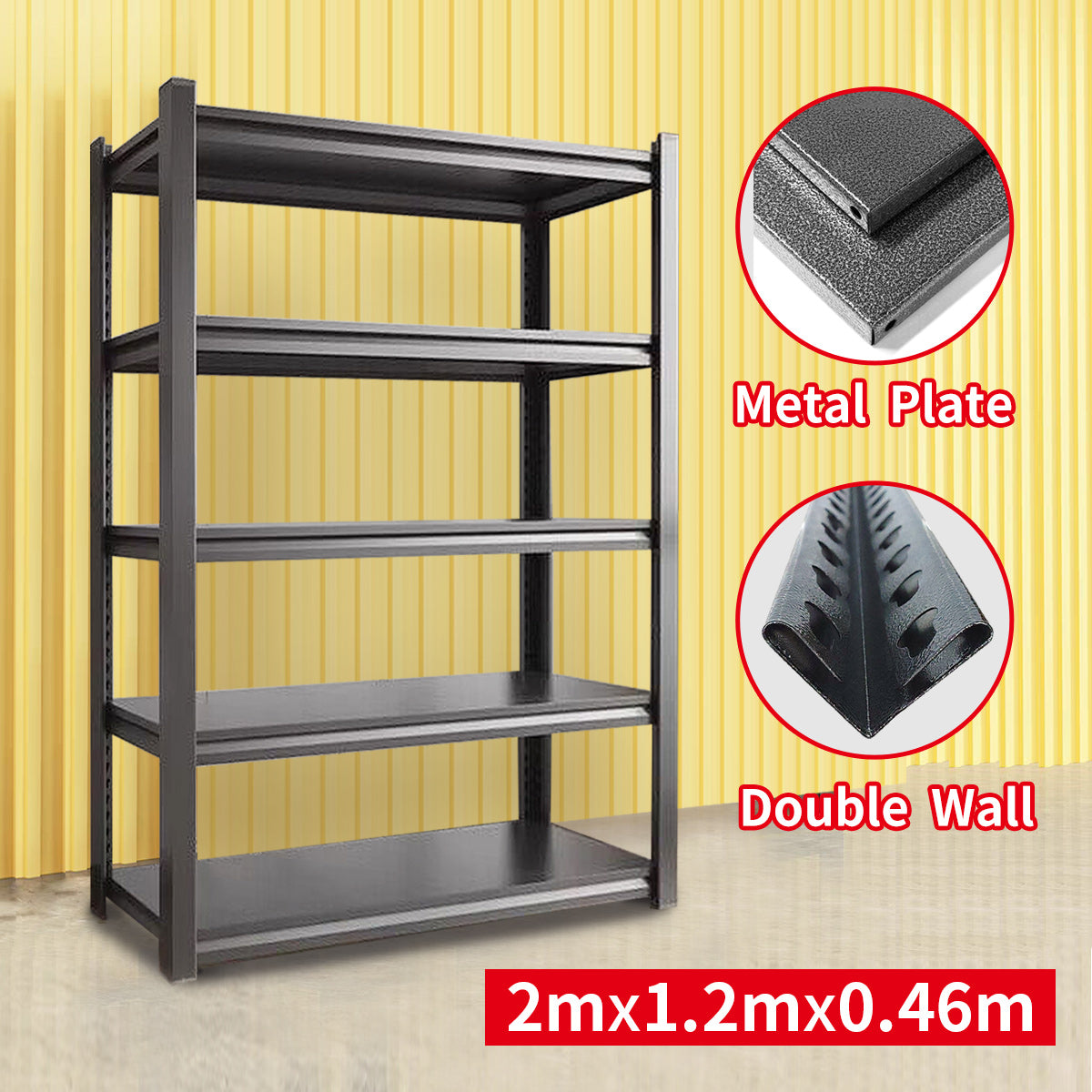 Garage Shelving unit Warehouse Rack Pallet Racking Storage Shelves Steel