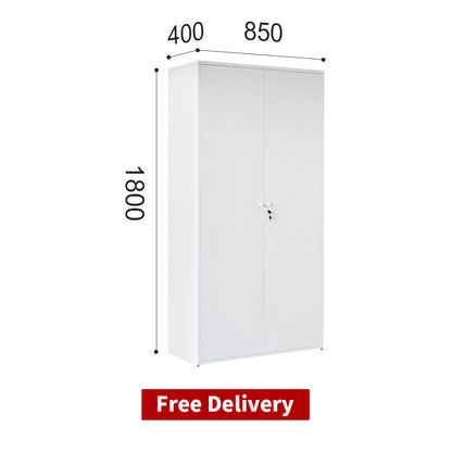 Free Delivery & Installation Metal garage storage cabinet steel two door warehouse cupboard