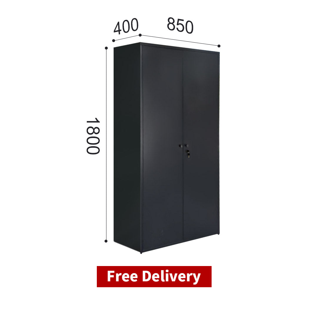 Free Delivery & Installation Metal garage storage cabinet steel two door warehouse cupboard