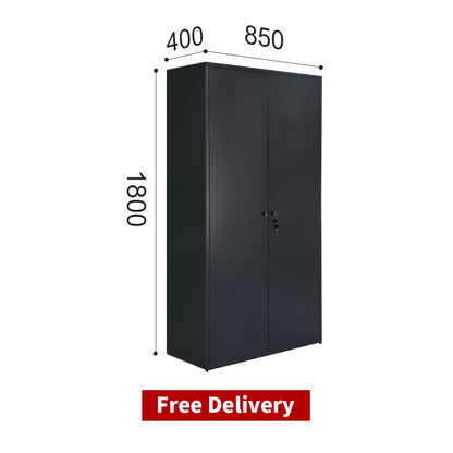 Free Delivery & Installation Metal garage storage cabinet steel two door warehouse cupboard