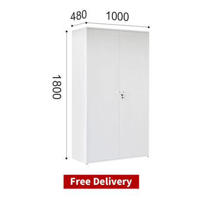 Free Delivery & Installation Metal garage storage cabinet steel two door warehouse cupboard
