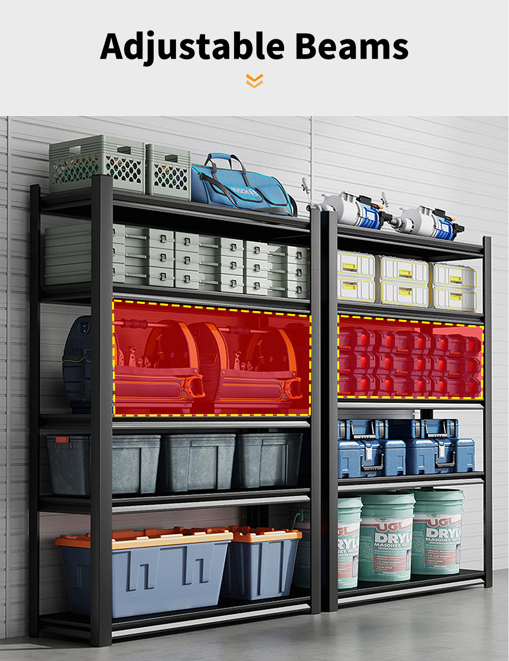 Garage Shelving unit Warehouse Rack Pallet Racking Storage Shelves Steel