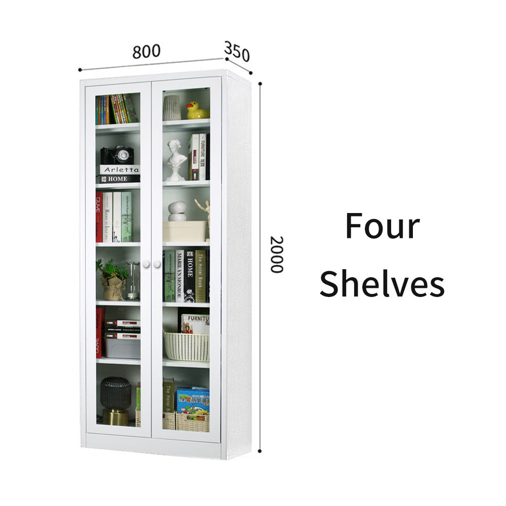 Bookcase with Glass Door